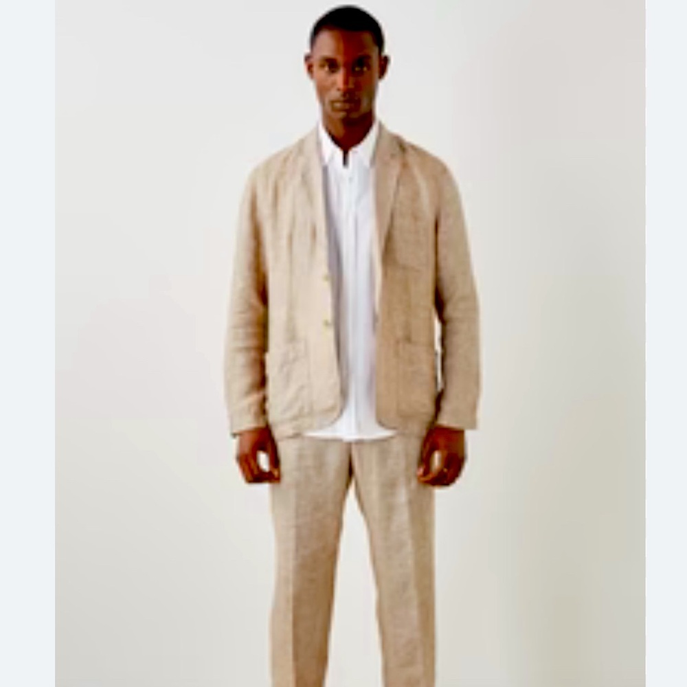 Polo linen blazer